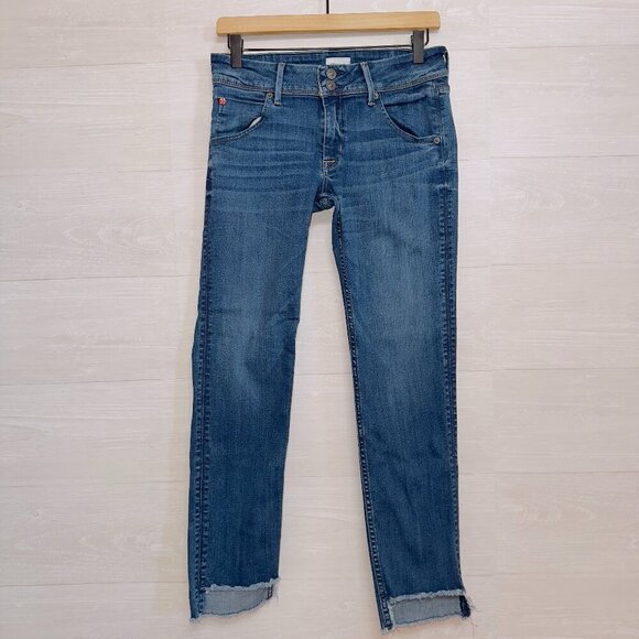 Hudson Women's Cat Mid Rise Ankle Skinny Jean with Step Hem size 27 - Picture 1 of 7